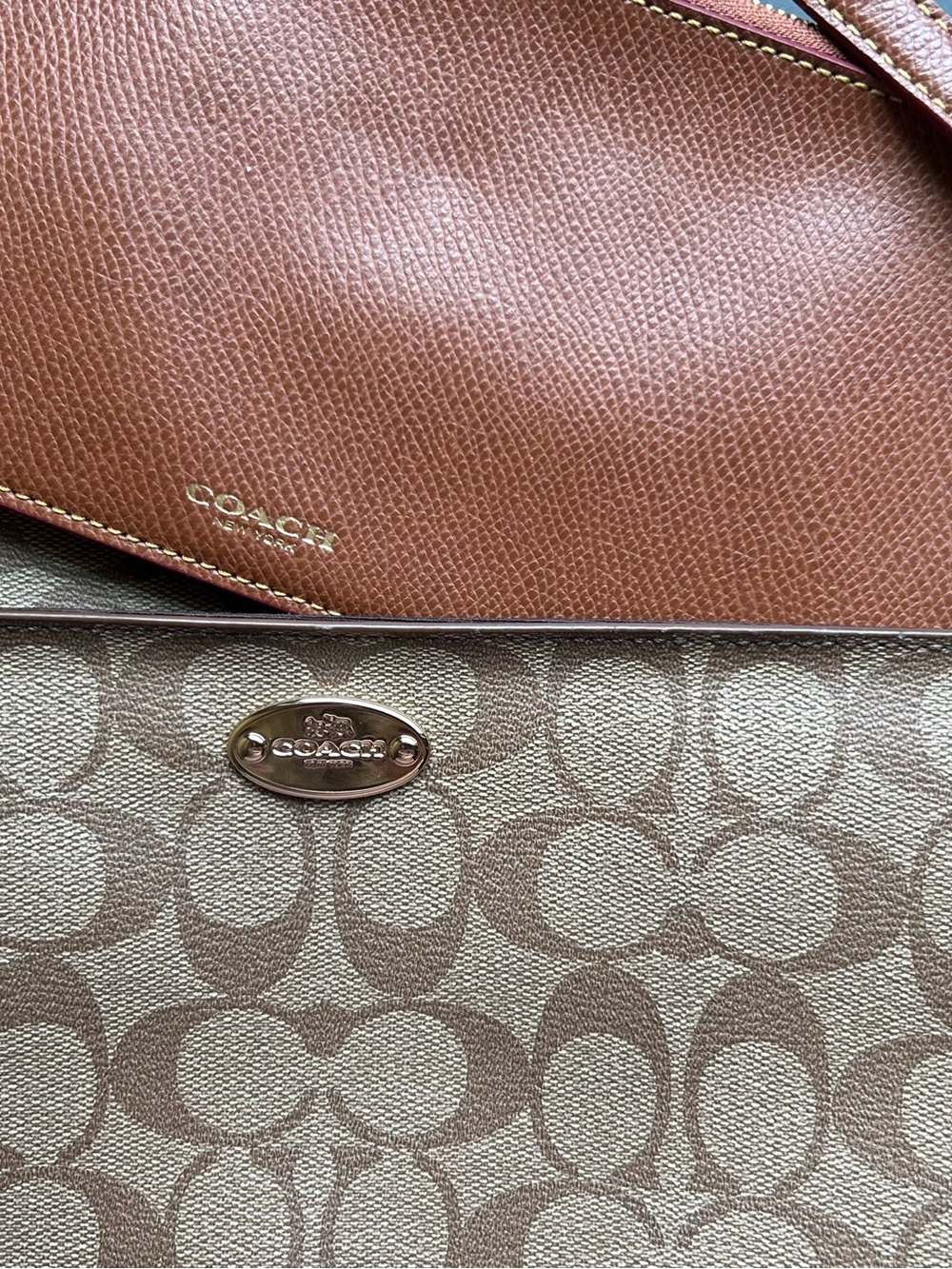 Coach East/West Pop Crossbody Bag with Brown Pouch - Picture 4 of 9